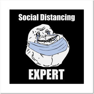 Social Distancing Expert Posters and Art